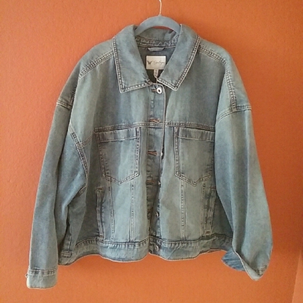 Jessica Simpson Light Blue Denim Jean Jacket